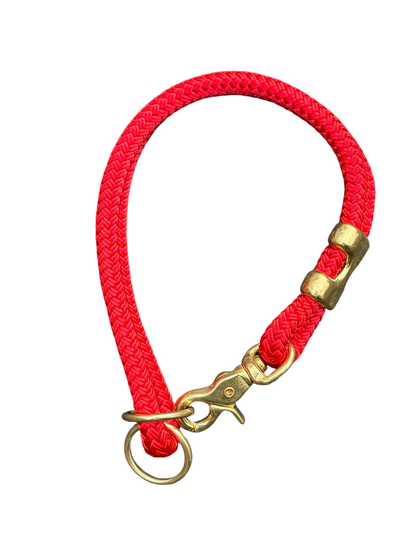 Canis Slip Collar - Brass - Red SS