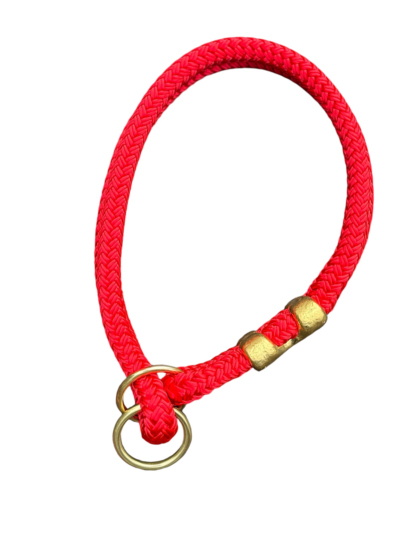 Canis Slip Collar - Brass - Red SS