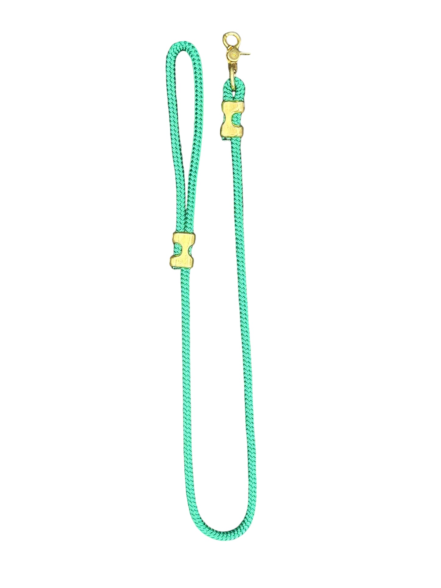 Canis Clip Lead - Brass - Hunter Green SS