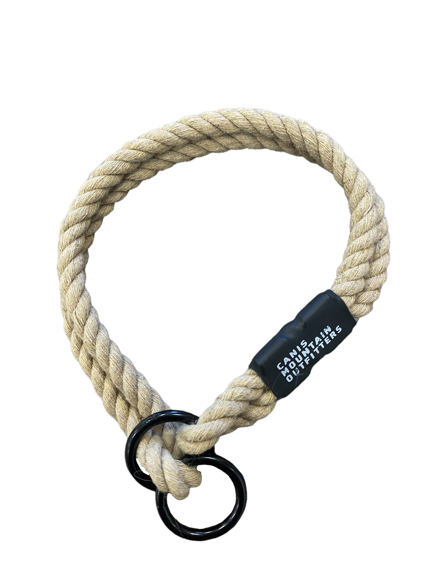 Canis Slip Collar - Natural Series - Cannabis Hemp 3/8"