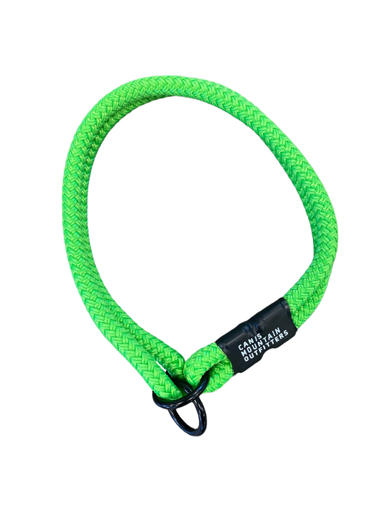 Canis Slip Collar - Soft Series - Neon Green
