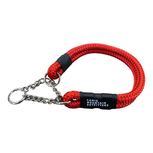 Martingale Rope Collar - Soft Series - Red 9.5mm