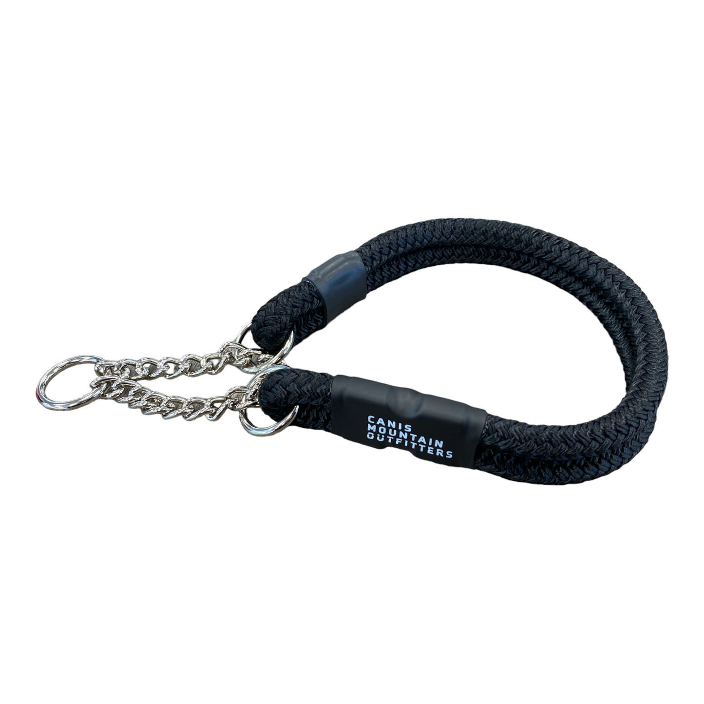 Martingale Rope Collar - Soft Series - Black 9.5mm