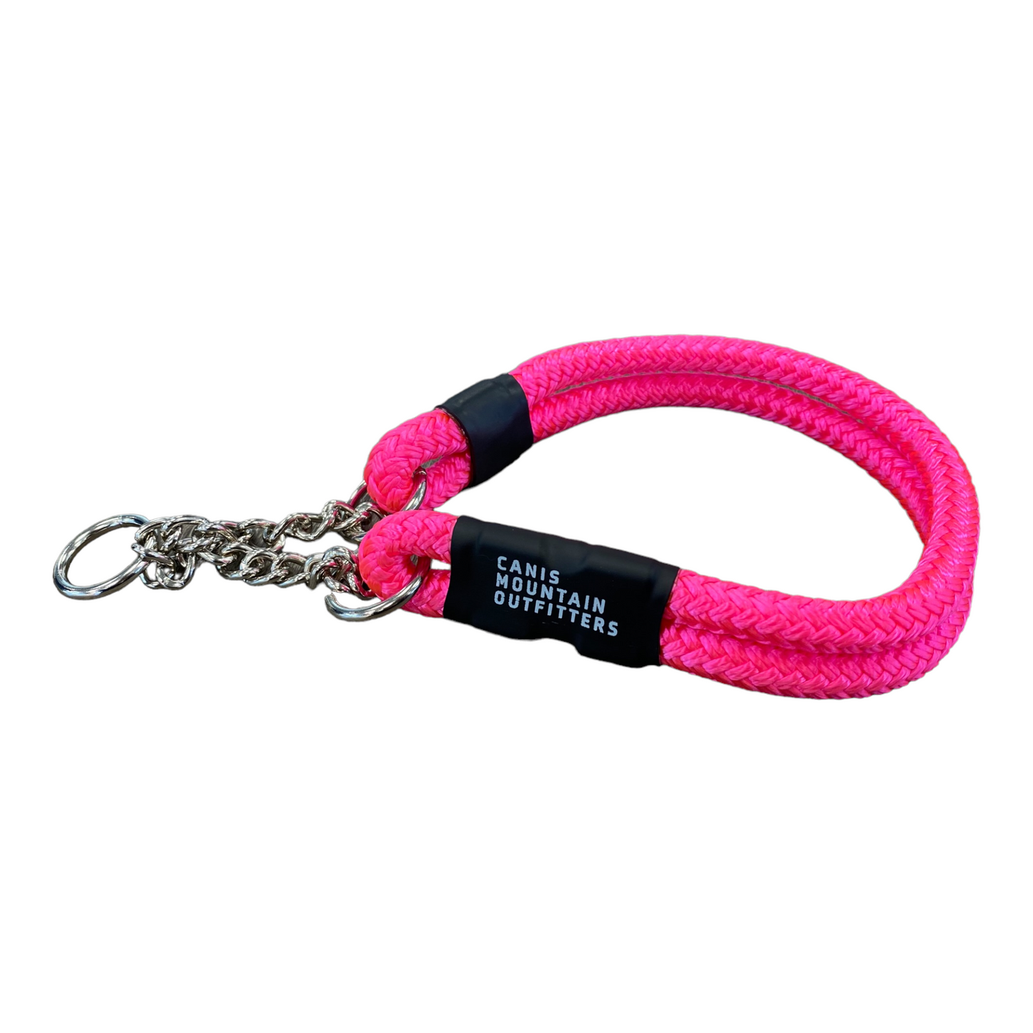 Martingale Rope Collar - Soft Series - Neon Pink 9.5mm