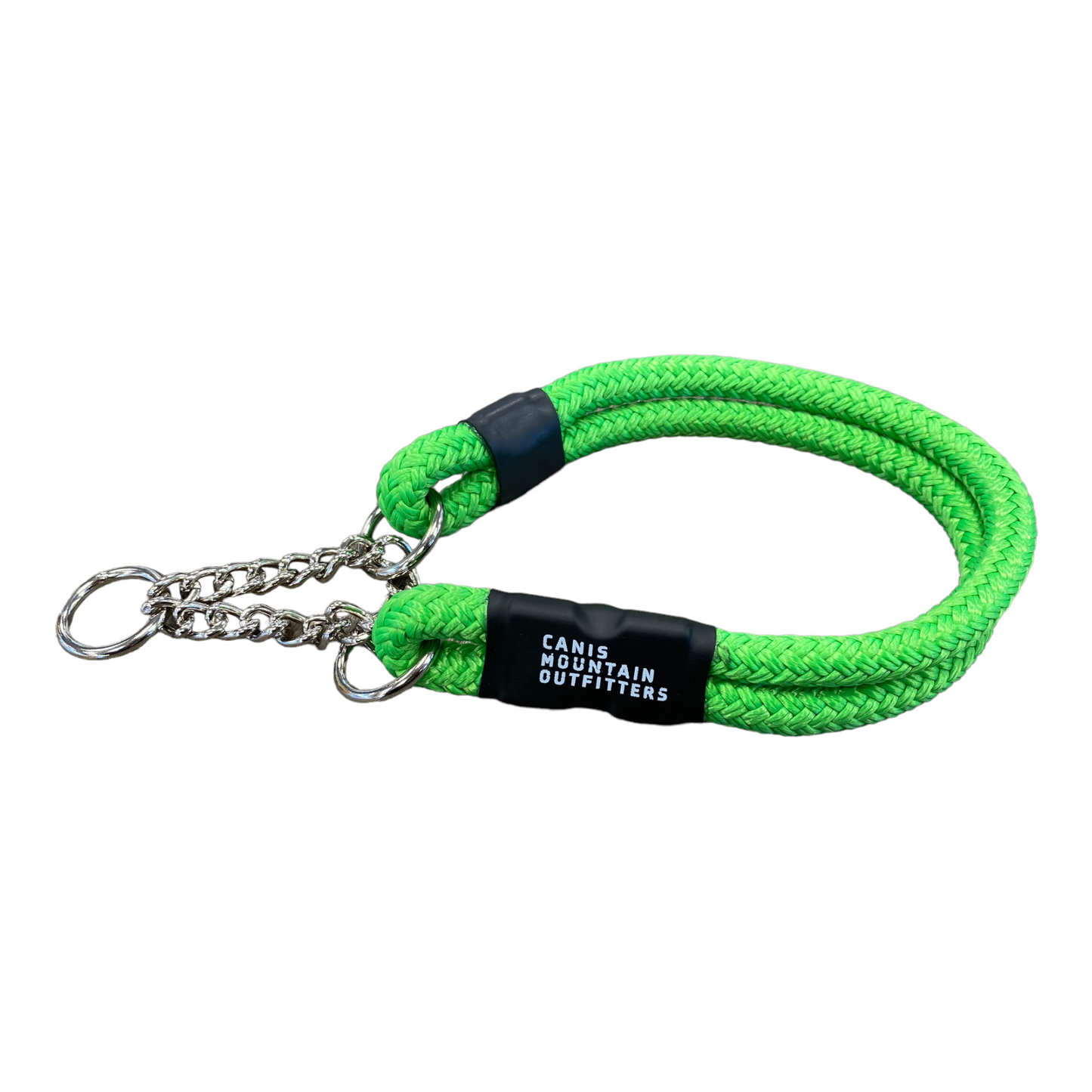 Martingale Rope Collar - Soft Series - Neon Green 9.5mm