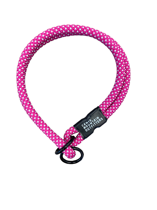 Slip Collar - Rugged Series - Pink/White 10mm
