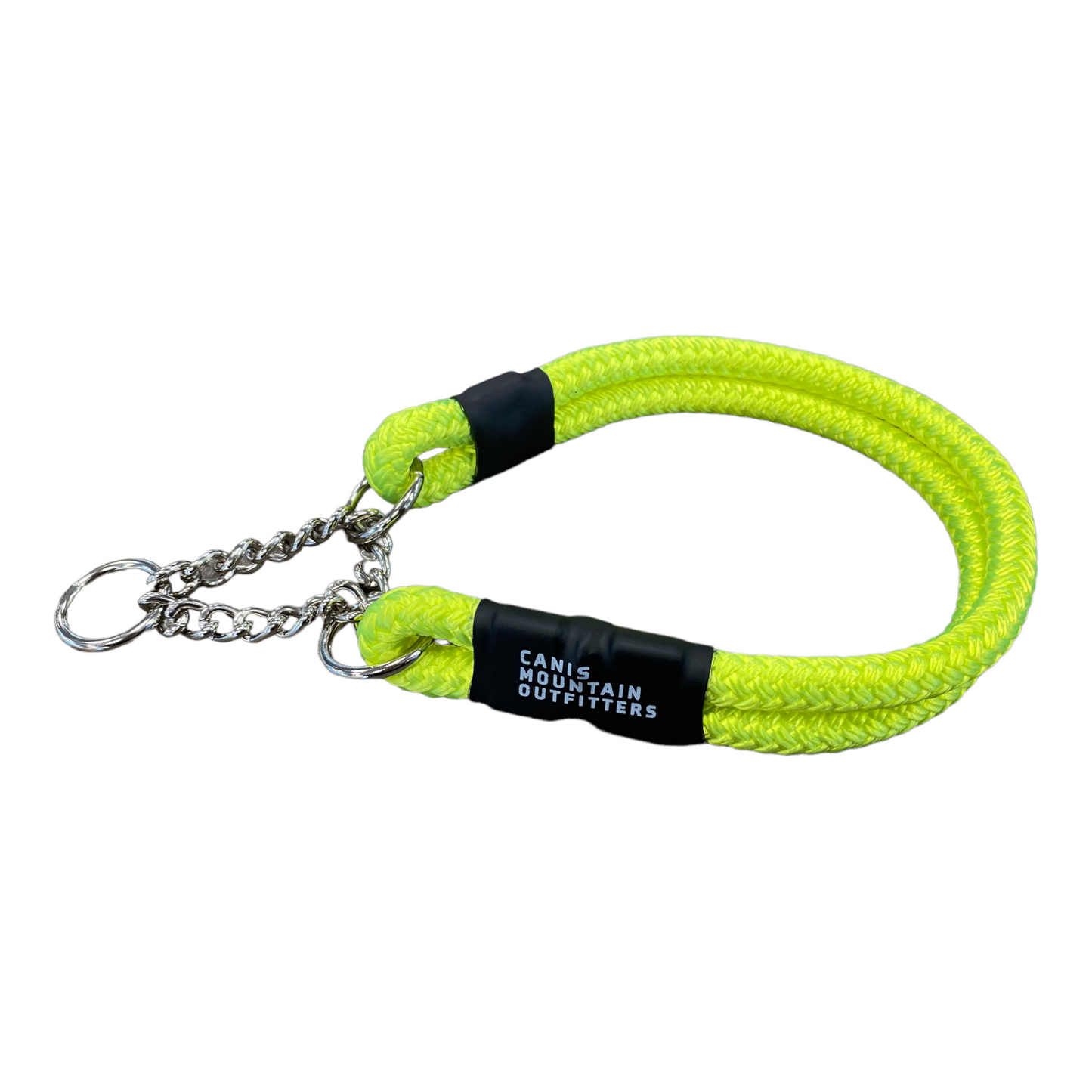 Martingale Rope Collar - Soft Series - Neon Yellow 9.5mm